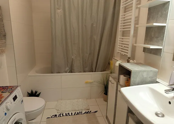 Duna Apartment, Freegarage, 2room, Smarttv,dishwasher,ac * Budapest
